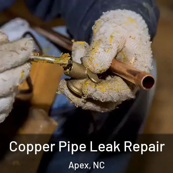  Copper Pipe Leak Repair Apex, NC